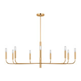 Visual Comfort Studio - EC1319BBS - Nine Light Chandelier - Brianna - Burnished Brass