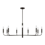 Visual Comfort Studio - EC1319AI - Nine Light Chandelier - Brianna - Aged Iron