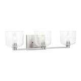 Visual Comfort Studio - DJV1113BS - Three Light Vanity - Lochdale - Brushed Nickel