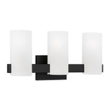 Visual Comfort Studio - DJV1103MBK - Three Light Vanity - Rhode - Midnight Black