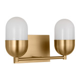 Visual Comfort Studio - DJV1092SB - Two Light Vanity - Foster - Satin Brass