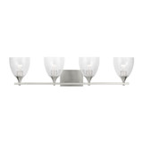 Visual Comfort Studio - DJV1024BSCKG - Four Light Vanity - Toffino - Brushed Nickel