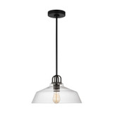Visual Comfort Studio - DJP1121MBK - One Light Pendant - Payton - Midnight Black