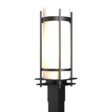Hubbardton Forge - 345895-SKT-80-GG0040 - One Light Outdoor Post Mount - Banded - Coastal Black