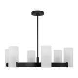 Visual Comfort Studio - DJC1166MBK - Six Light Chandelier - Rhode - Midnight Black