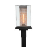 Hubbardton Forge - 344850-SKT-80-72-ZM0084 - One Light Outdoor Post Mount - Polaris - Coastal Black