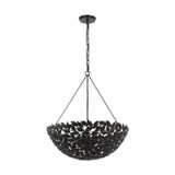 Visual Comfort Studio - AP1186AI - Six Light Pendant - Kelan - Aged Iron