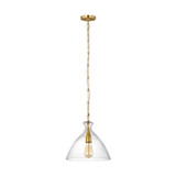 Visual Comfort Studio - AEP1081BBSCG - One Light Pendant - Athena - Burnished Brass