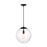 Visual Comfort Studio - 6801801-112 - One Light Pendant - Leo - Hanging Globe - Midnight Black
