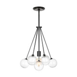 Visual Comfort Studio - 6514301-112 - One Light Pendant - Bronzeville - Midnight Black