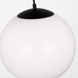 Visual Comfort Studio - 6024-112 - One Light Pendant - Leo - Hanging Globe - Midnight Black