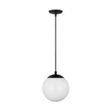 Visual Comfort Studio - 6018EN3-112 - One Light Pendant - Leo - Hanging Globe - Midnight Black