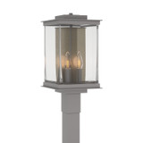 Hubbardton Forge - 344840-SKT-78-83-ZM0703 - Four Light Outdoor Post Mount - Kingston - Coastal Burnished Steel