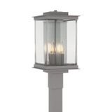 Hubbardton Forge - 344840-SKT-78-81-ZM0703 - Four Light Outdoor Post Mount - Kingston - Coastal Burnished Steel