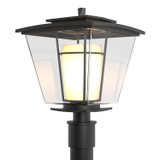 Hubbardton Forge - 344820-SKT-14-ZU0287 - One Light Outdoor Post Mount - Beacon Hall - Coastal Oil Rubbed Bronze