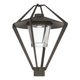 Hubbardton Forge - 342651-SKT-77-ZM0727 - One Light Outdoor Post Mount - Stellar - Coastal Dark Smoke
