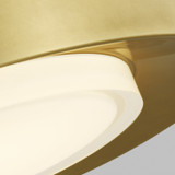 Visual Comfort Modern - 700FMHLO16NB-LED927 - LED Flush Mount - Hilo - Natural Brass