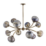 Arteriors - DLI15 - 12 Light Chandelier - Merrick - Vintage Brass