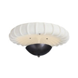 Arteriors - DFC19 - Three Light Flush Mount - Camella - Ivory