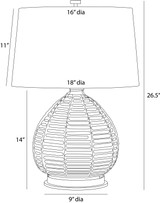 Arteriors - PTI24-SH024 - One Light Table Lamp - Juliette - Flint Luster