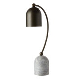 Arteriors - PTC34 - One Light Desk Lamp - Daley - English Bronze/Gray Flower