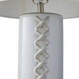 Arteriors - PTC30-167 - One Light Table Lamp - DiMaggio - Glacial Reactive/Polished Nickel/Ivory/Off-White