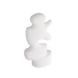 Arteriors - GKATC03 - Sculpture - Mello - White Plaster, Resin