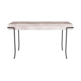 Arteriors - GDFKI01 - Desk - Mosquito - Ivory Vellum/Blackened Iron