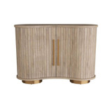 Arteriors - FNS03 - Cabinet - Tilton - Chateau Smoke Oak/Vintage Brass