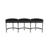 Arteriors - FHI08 - Bench - Blaire - Blackened Bronze