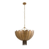 Arteriors - DMI21 - Three Light Chandelier - Inaya - Antique Brass