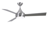 Matthews Fan Company - DA-BS-BS - 52"Ceiling Fan - Donaire - Brushed Stainless