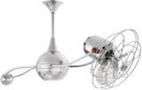 Matthews Fan Company - B2K-CR-MTL-Damp - 40"Ceiling Fan - Brisa 2000 - Polished Chrome