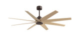 Matthews Fan Company - AN-TB-LM-64 - 64"Ceiling Fan - Ariella - Textured Bronze