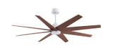 Matthews Fan Company - AN-MWH-WN-64 - 64"Ceiling Fan - Ariella - Matte White