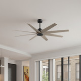 Matthews Fan Company - AN-BK-GA-64 - 64"Ceiling Fan - Ariella - Matte Black
