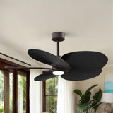 Matthews Fan Company - AKTPLK-TB-BK - 48"Ceiling Fan - Alessandra TROPICAL - LK - Textured Bronze