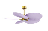 Matthews Fan Company - AKTPLK-BRBR-LI - 48"Ceiling Fan - Alessandra TROPICAL - LK - Brushed Brass