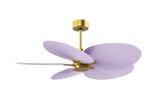Matthews Fan Company - AKTP-BRBR-LI - 48"Ceiling Fan - Alessandra TROPICAL - Brushed Brass
