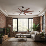 Matthews Fan Company - ANLK-TB-WN-64 - 64"Ceiling Fan - Ariella-LK - Textured Bronze