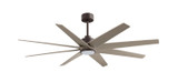Matthews Fan Company - ANLK-TB-GA-64 - 64"Ceiling Fan - Ariella-LK - Textured Bronze
