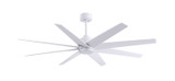 Matthews Fan Company - ANLK-MWH-MWH-64 - 64"Ceiling Fan - Ariella-LK - Matte White