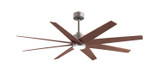 Matthews Fan Company - ANLK-BN-WN-64 - 64"Ceiling Fan - Ariella-LK - Brushed Nickel