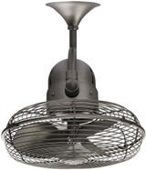 Matthews Fan Company - KC-BN - 13"Wall Fan - Kaye - Brushed Nickel