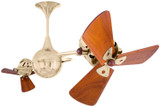 Matthews Fan Company - IV-PB-WD - 53"Ceiling Fan - Italo Ventania - Polished Brass