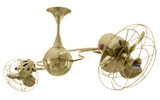 Matthews Fan Company - IV-PB-MTL - 53"Ceiling Fan - Italo Ventania - Polished Brass