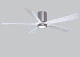 Matthews Fan Company - IR5HLK-BP-MWH-60 - 60"Ceiling Fan - Irene-5HLK - Brushed Pewter