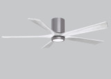 Matthews Fan Company - IR5HLK-BP-MWH-60 - 60"Ceiling Fan - Irene-5HLK - Brushed Pewter