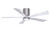 Matthews Fan Company - IR5HLK-BP-MWH-52 - 52"Ceiling Fan - Irene-5HLK - Brushed Pewter