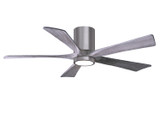 Matthews Fan Company - IR5HLK-BP-BW-52 - 52"Ceiling Fan - Irene-5HLK - Brushed Pewter